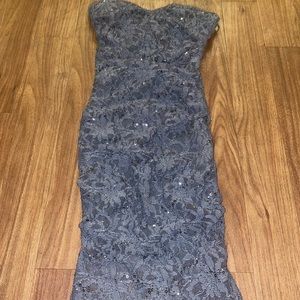 Strapless formal dress